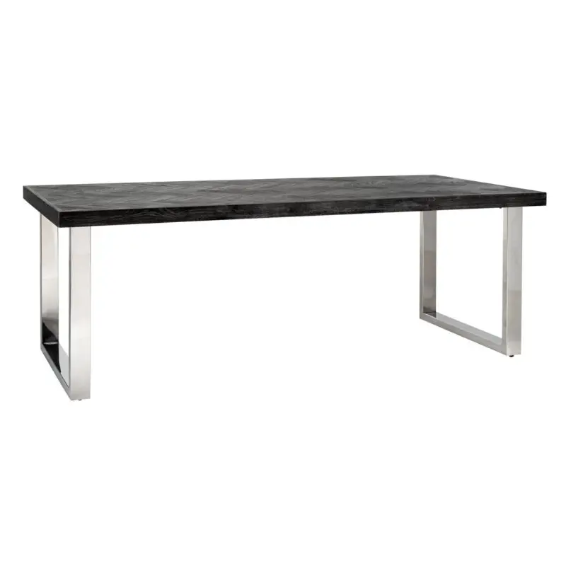- Eettafel Blackbone Silver black rustic 220