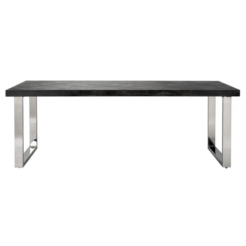- Eettafel Blackbone Silver black rustic 220