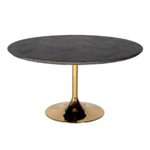 - Eettafel Blackbone Gold black rustic 140Ø