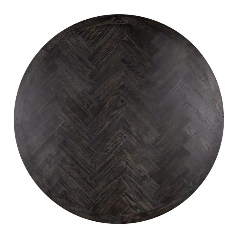 - Eettafel Blackbone Gold black rustic 140Ø