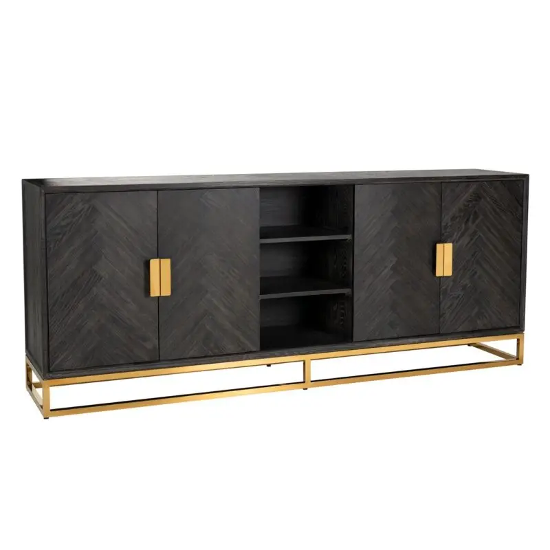 - Dressoir Blackbone Gold black rustic
