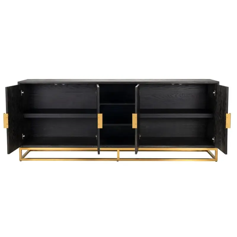- Dressoir Blackbone Gold black rustic