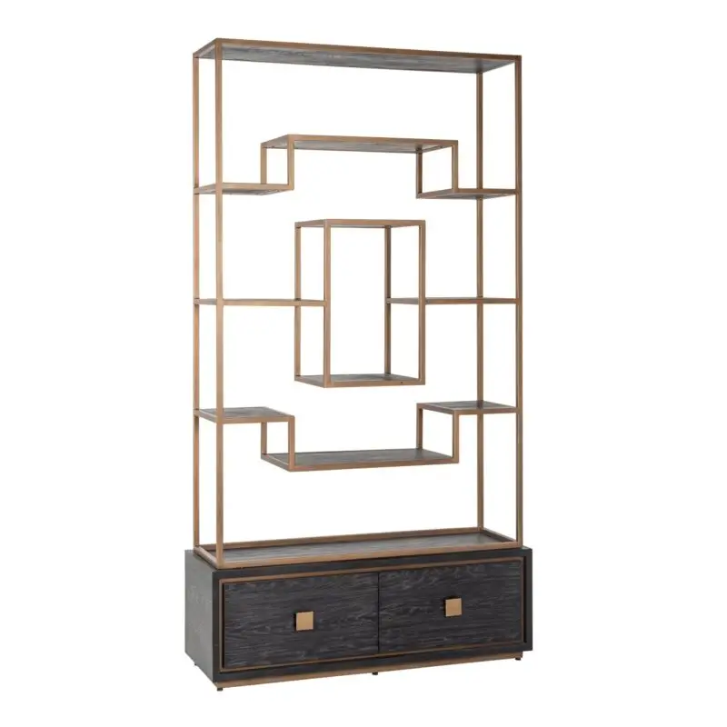 - Wandkast Hunter black rustic