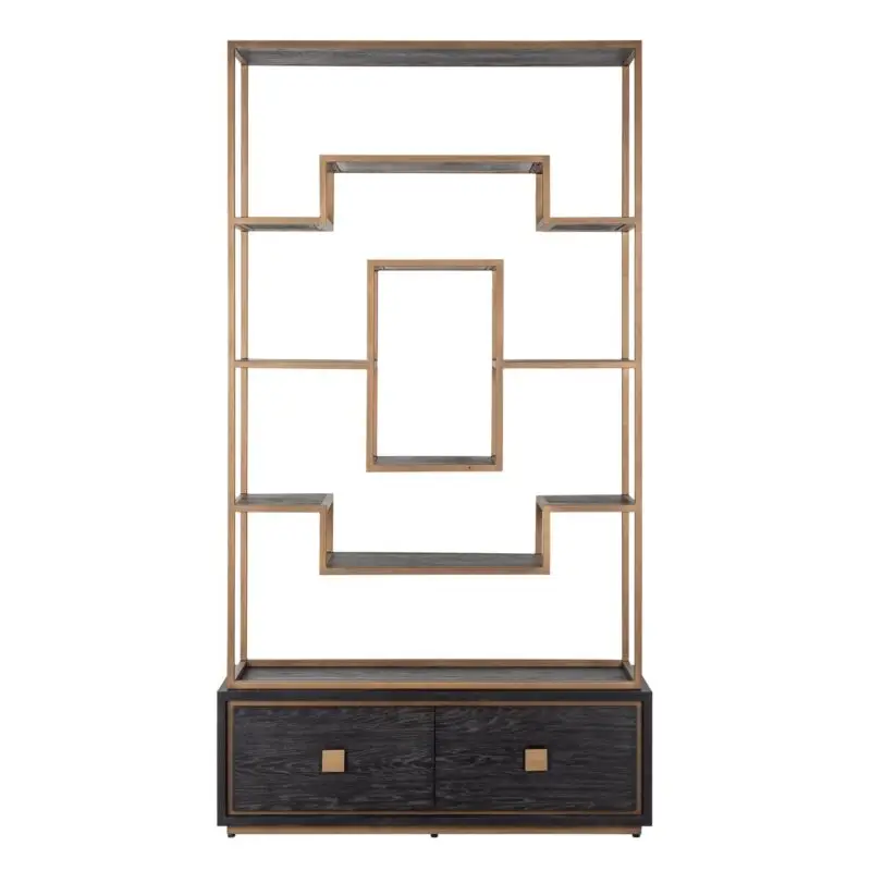 - Wandkast Hunter black rustic