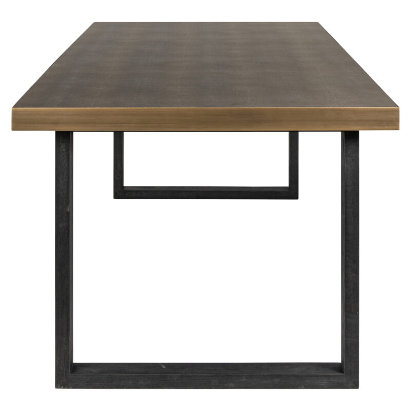 - Eettafel Bloomville brown incl. glass top 230