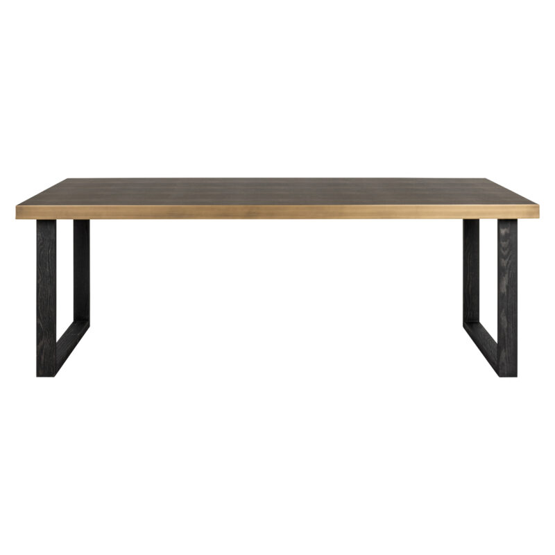 - Eettafel Bloomville brown incl. glass top 230
