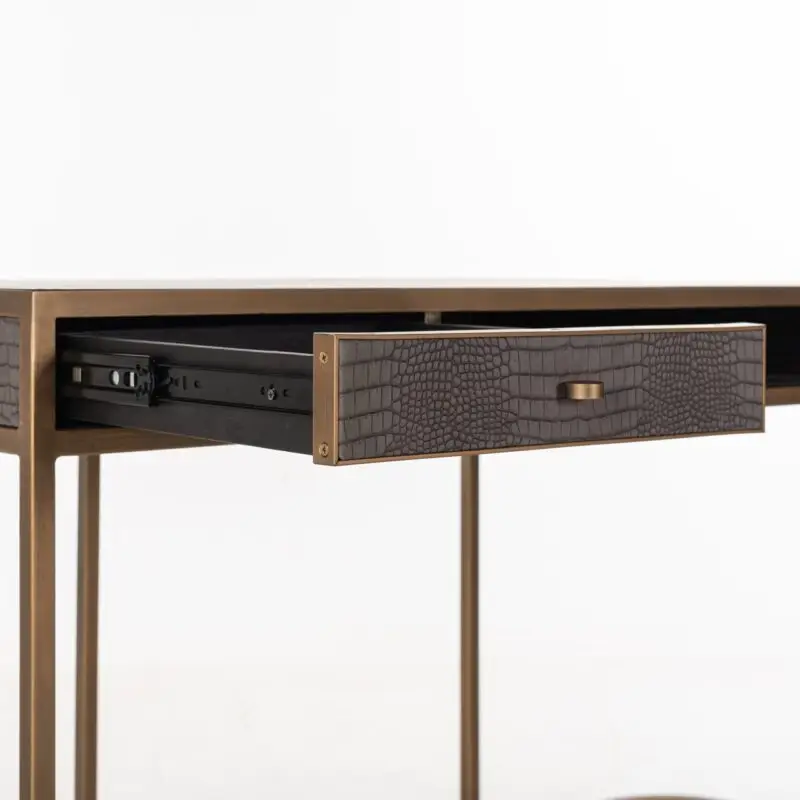- Bureau Classio brushed gold