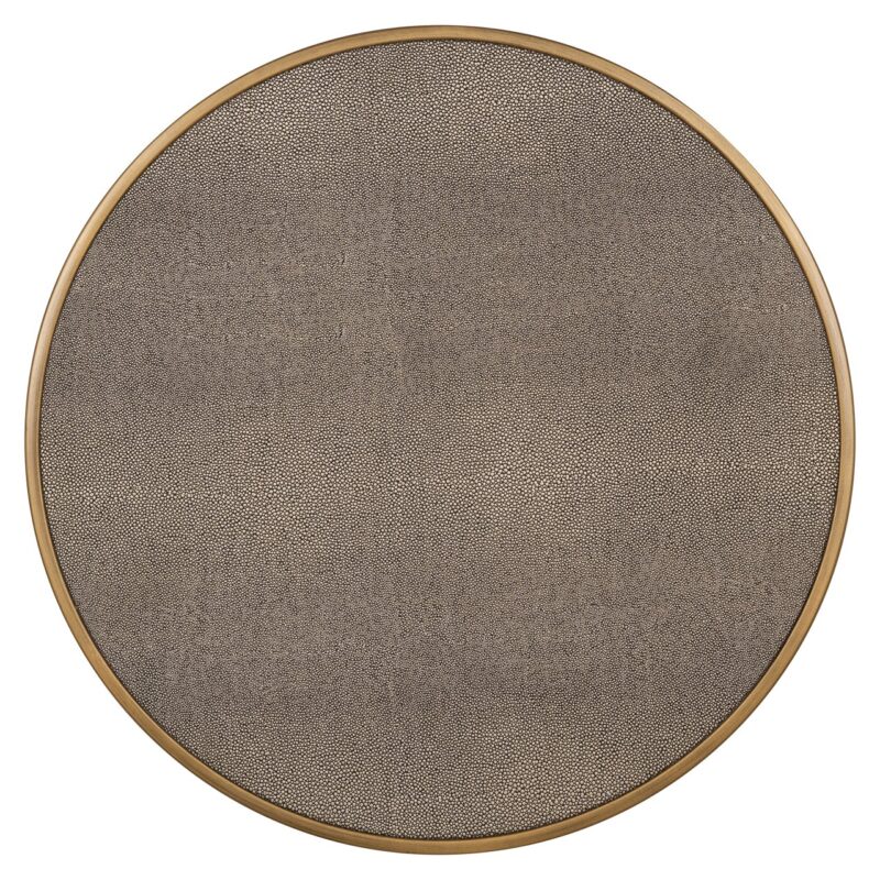 - Bijzettafel Bloomville gold incl. glass (Set of 2)