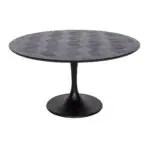 - Eettafel Blax black 140Ø