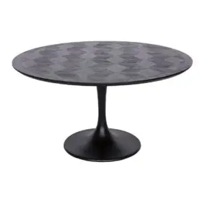 - Eettafel Blax black 140Ø