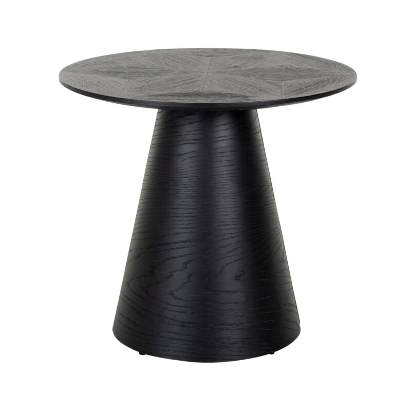 - Bijzettafel Blax black 58Ø