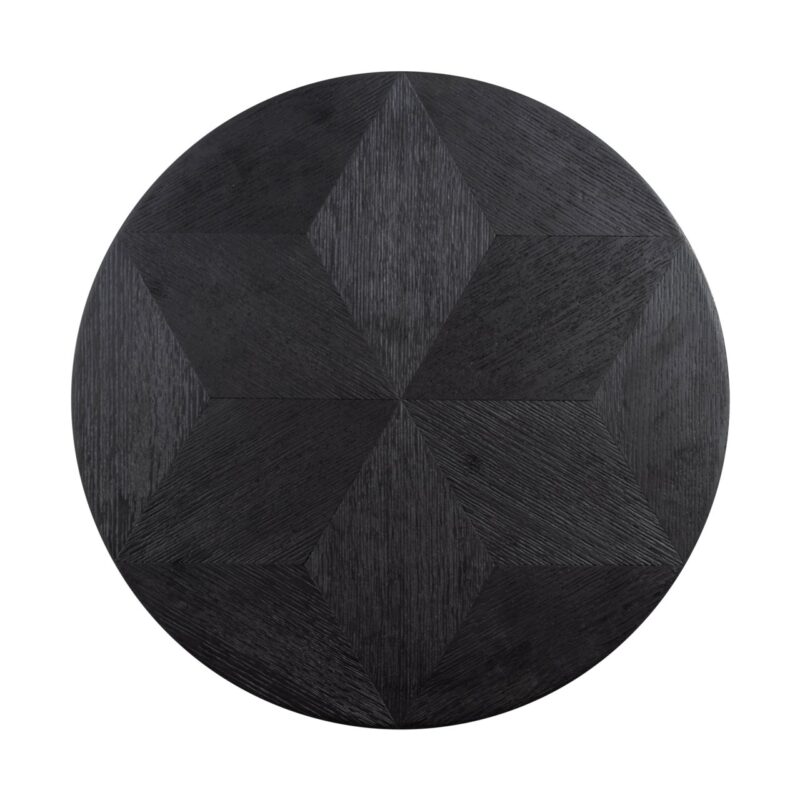- Bijzettafel Blax black 58Ø