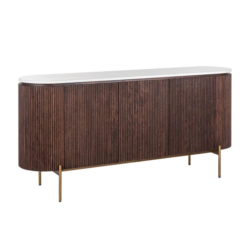 - Dressoir Barkley brushed gold