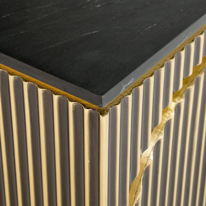- Dressoir Les Arcs brushed gold