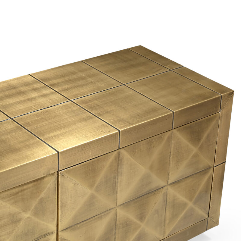 - TV-meubel Collada brushed gold