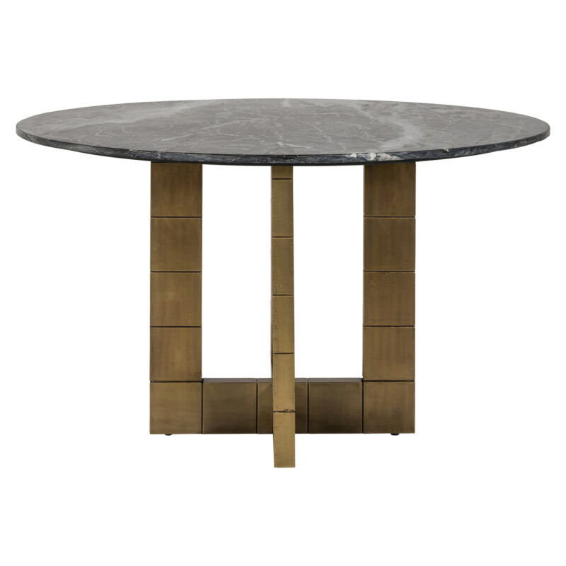 - Eettafel Collada black/gold 130Ø