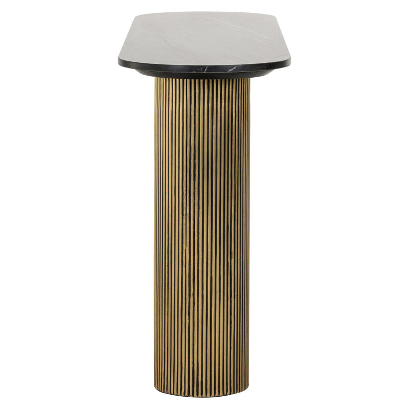- Console Dayton black/gold
