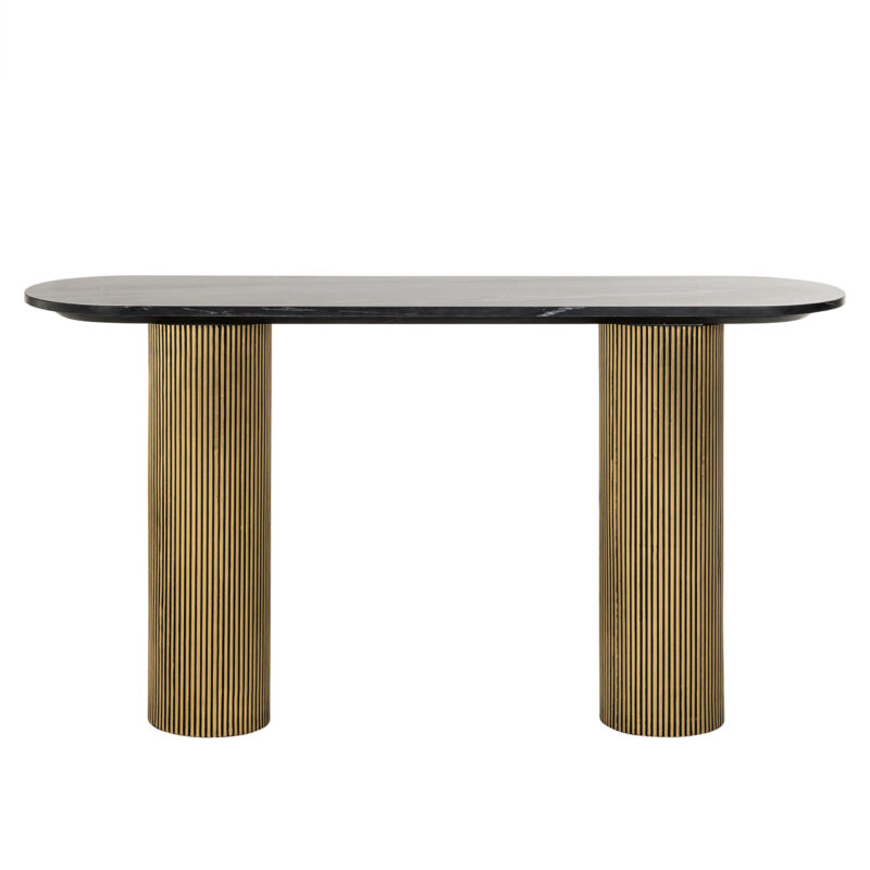 - Console Dayton black/gold