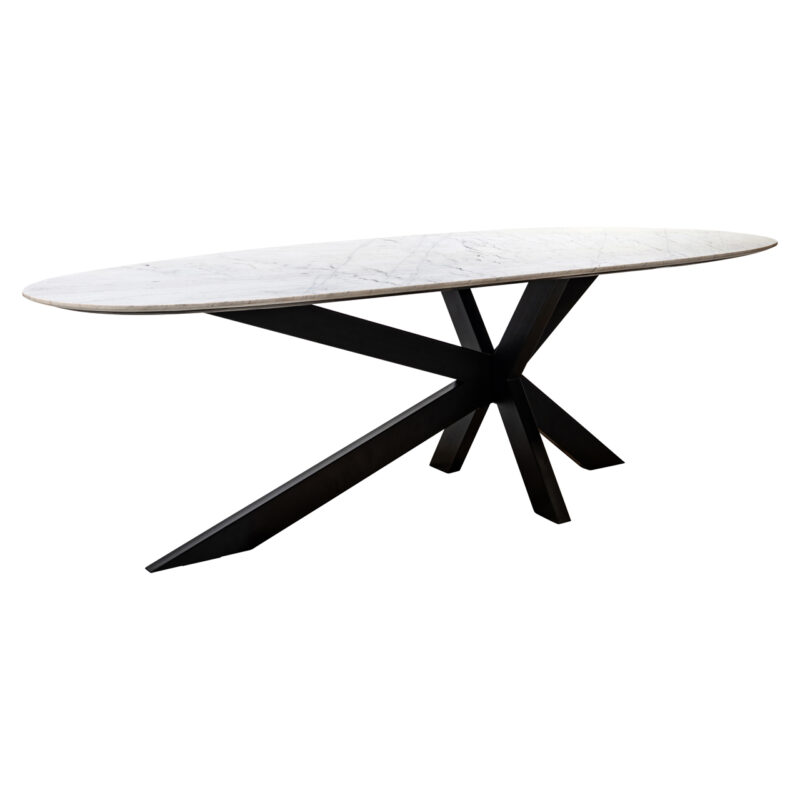 - Eettafel Trocadero black/white