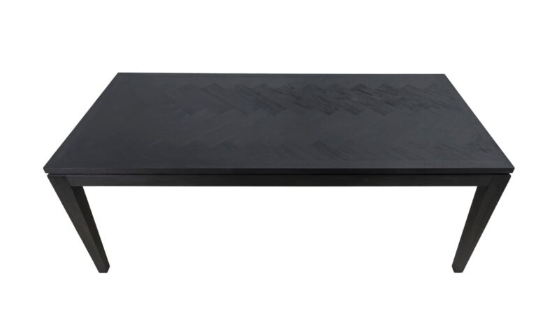 - Eettafel Blackbone black rustic 200