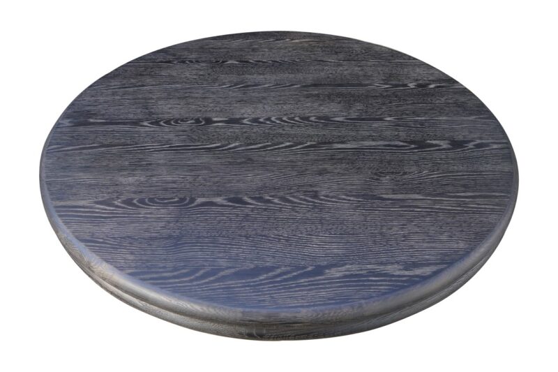 - Eettafel Macaron black rustic 130Ø