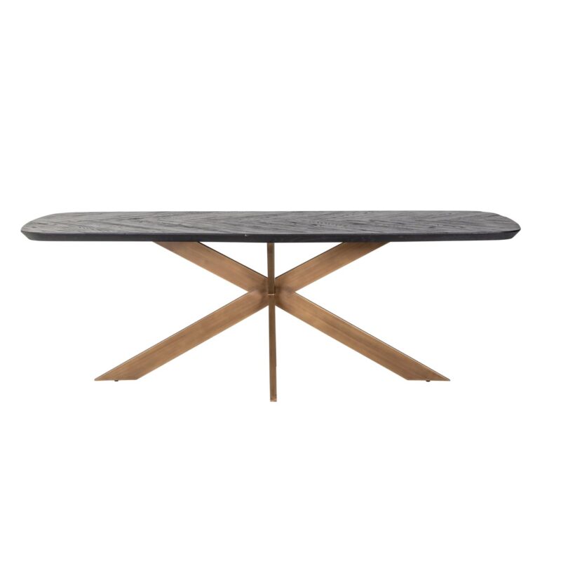 - Eettafel Hayley dark coffee 230
