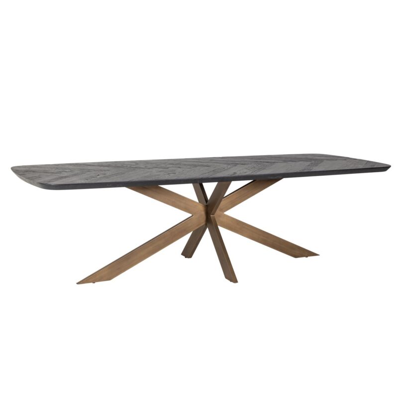 - Eettafel Hayley dark coffee 280