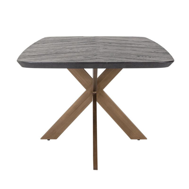 - Eettafel Hayley dark coffee 280