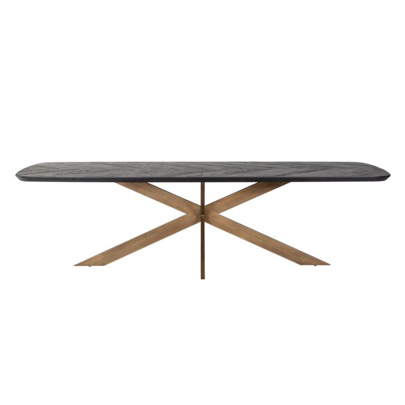 - Eettafel Hayley dark coffee 280