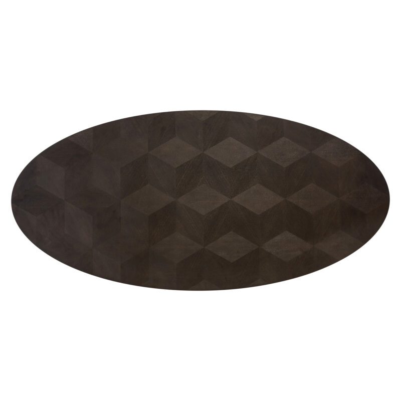 - Eettafel Luxor brown oval 230