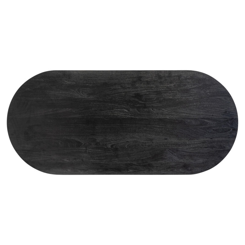 - Eettafel Revelin black/gold 200
