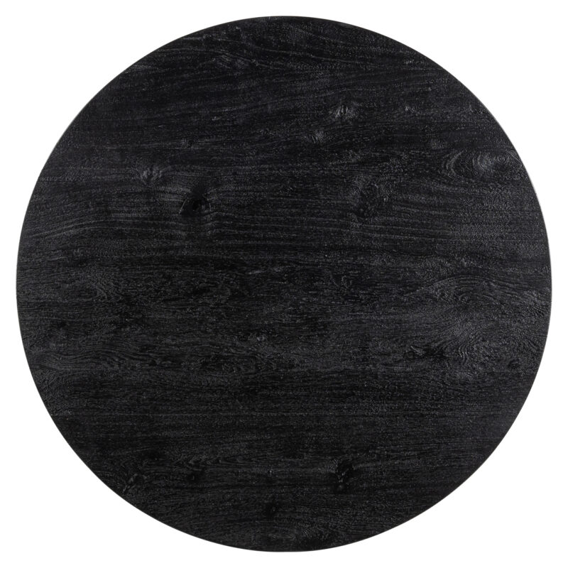 - Eettafel Revelin black/gold 81Ø