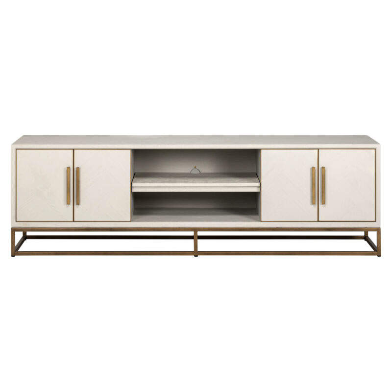 - TV-meubel Whitebone brass verona grey  200