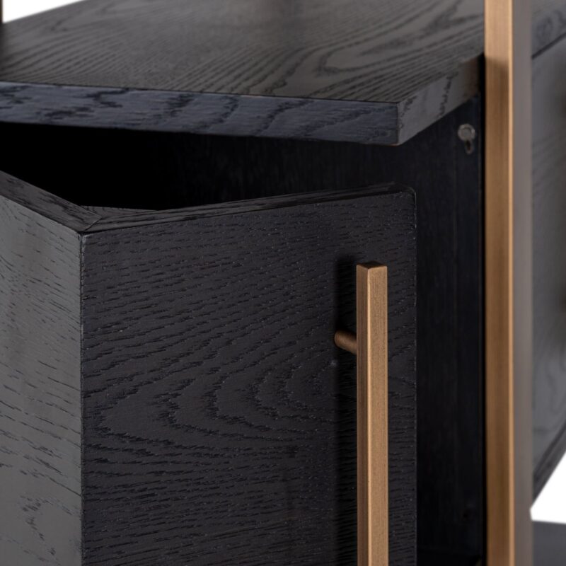 - Wandkast Cambon dark coffee