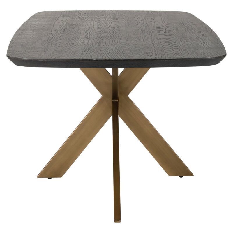 - Eettafel Cambon dark coffee danish oval 230