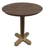 - Bistrotafel Revelin dark brown 75Ø