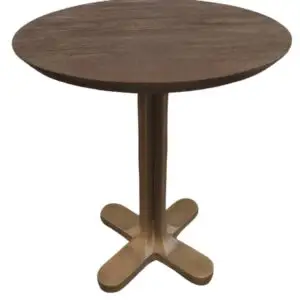 - Bistrotafel Revelin dark brown 75Ø
