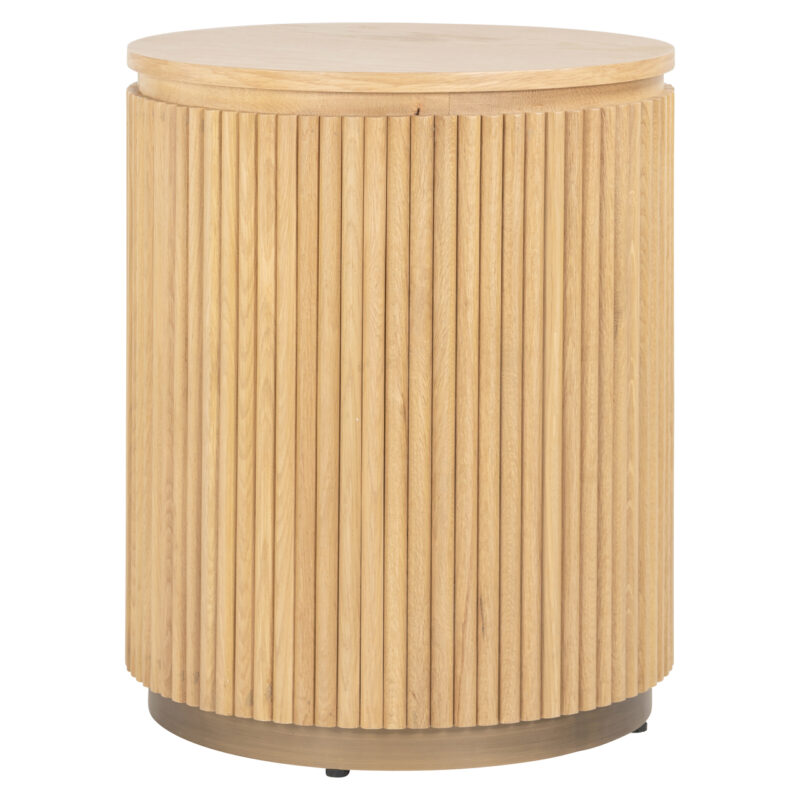 - Bijzettafel Belfort natural oak 50Ø