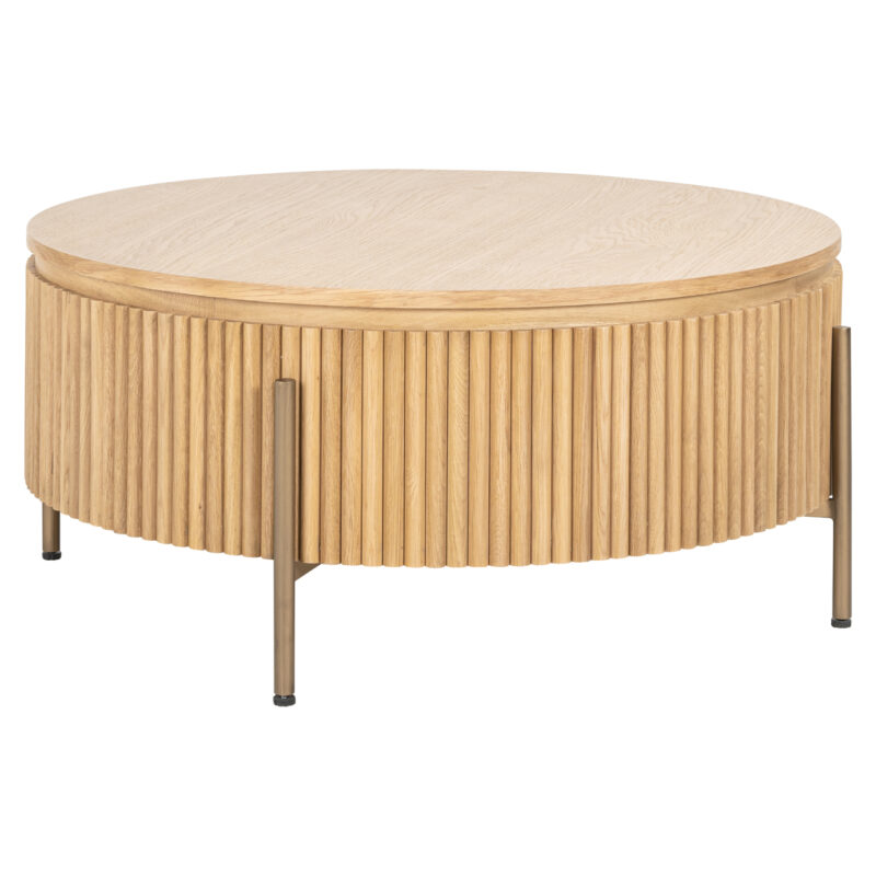 - Salontafel Belfort natural oak 85Ø