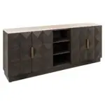 - Dressoir Claremont brown  4-doors 2-shelves