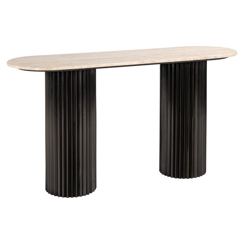 - Console Hampton dark brown