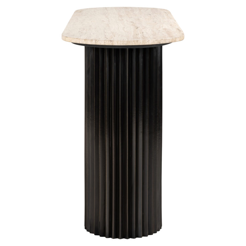 - Console Hampton dark brown