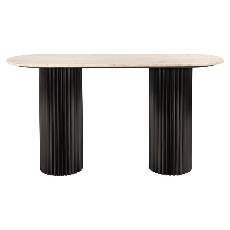 - Console Hampton dark brown