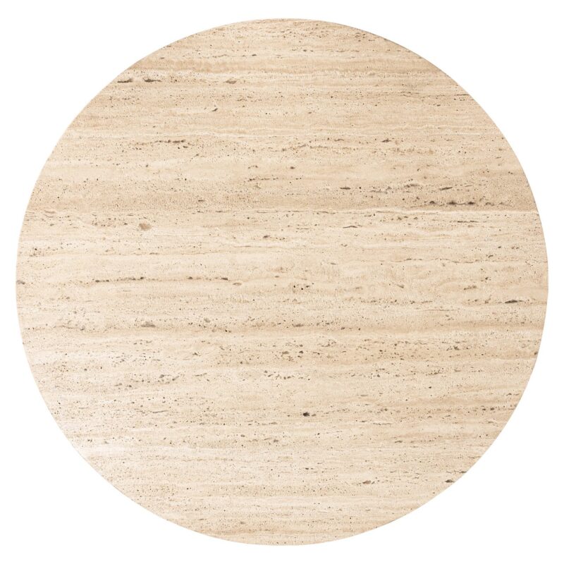 - Salontafel Hampton dark brown 90Ø