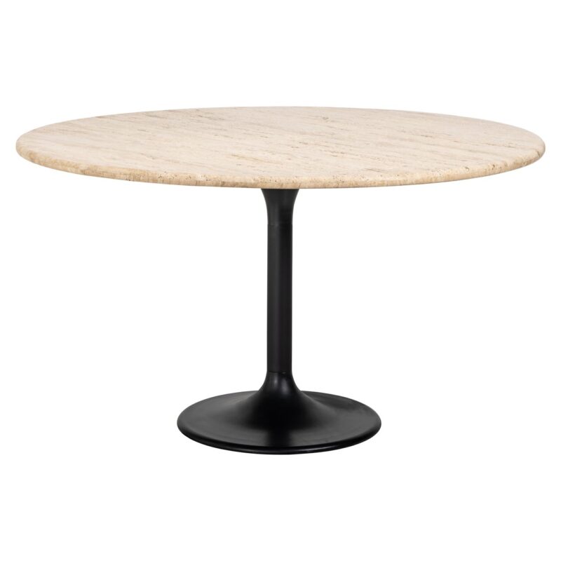 - Eettafel Hampton black 140Ø