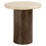 - Bijzettafel Douglas brown 50Ø