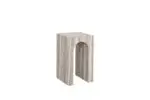 - Bijzettafel Dulce grey faux travertine