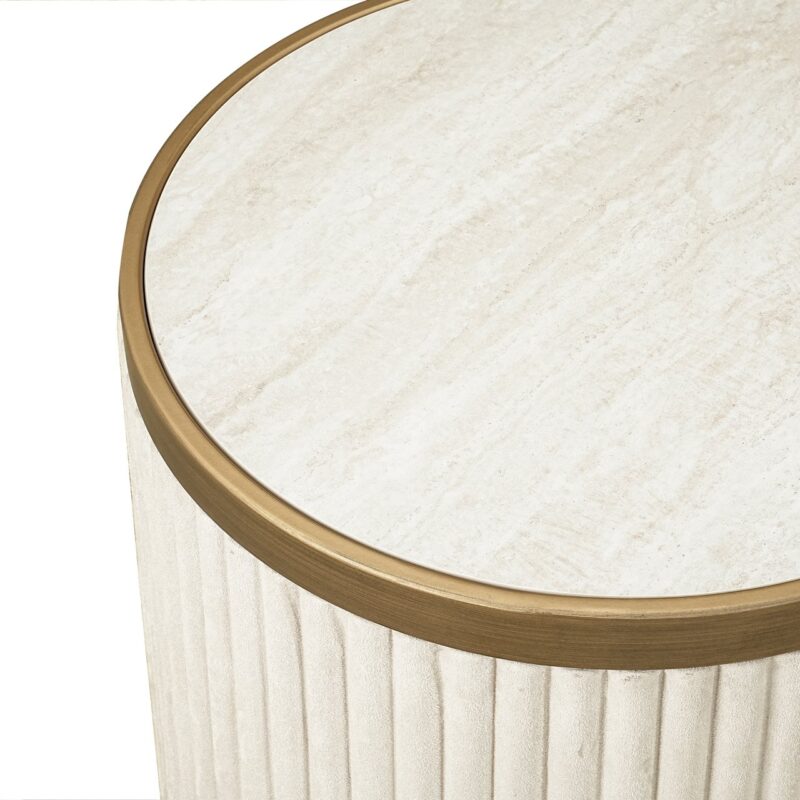- Bijzettafel Tivoli white (Set of 2)