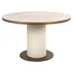 - Eettafel Tivoli white 130Ø