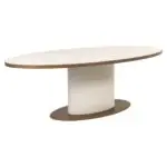 - Eettafel Tivoli white oval 230